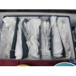 A Set of Six Waterford Crystal Marquis 'Maxwell' Pattern Flutes (boxed).