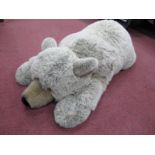 Steiff Large 'Urs' Bear, laid out on his front, approximately 110cm long.