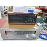Rotel AM/FM Stereo Tuner, RT-224, serial no. 49144 Roberts RM30 Radio, Grundle Traveler II Radio, (