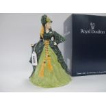 Royal Doulton Figurine, 'Scarlett O' Hara', with certificate and box.