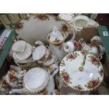 Royal Albert 'Old Country Roses' Table China, all second quantity, approximately fifty nine pieces