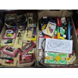 A Quantity of Diecast Model Vehicles, by Lledo, Corgi and Other, some modern tin plate toys noted,
