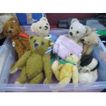 Six Circa 1930's and Later well Love Teddy Bear, by Steiff, Merrythought and other including