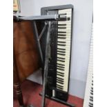 Kurzweil K2000 Keyboard, (no leads) 103.5cm wide, plus stand, (untested sold for parts only).