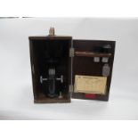 A XX Century Watsons & Sons Ltd, 313 Holborn London,Microscope, in a mahogany case.