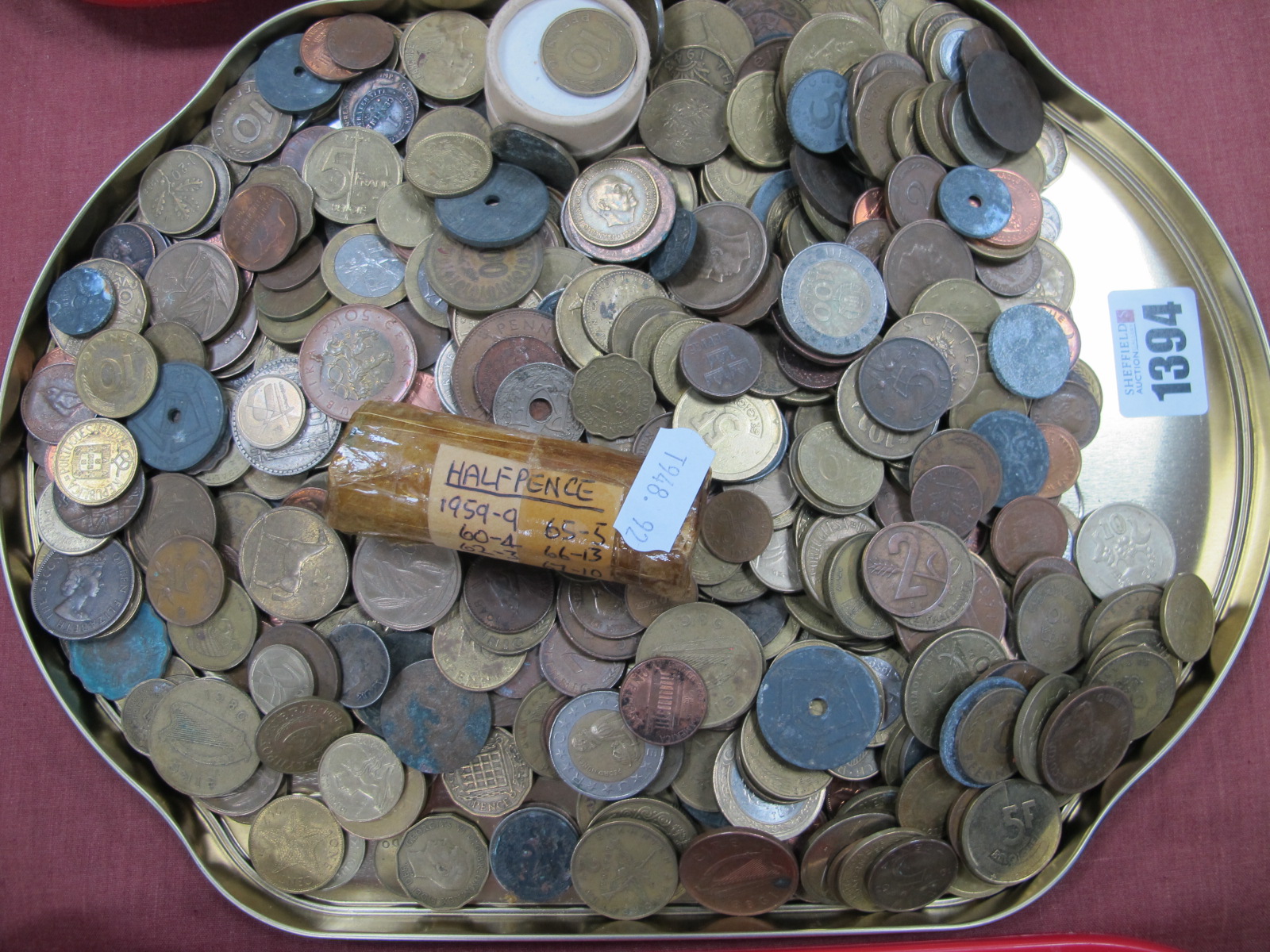 World Wide Copper/Brass Coinage, mid Victorian to present.