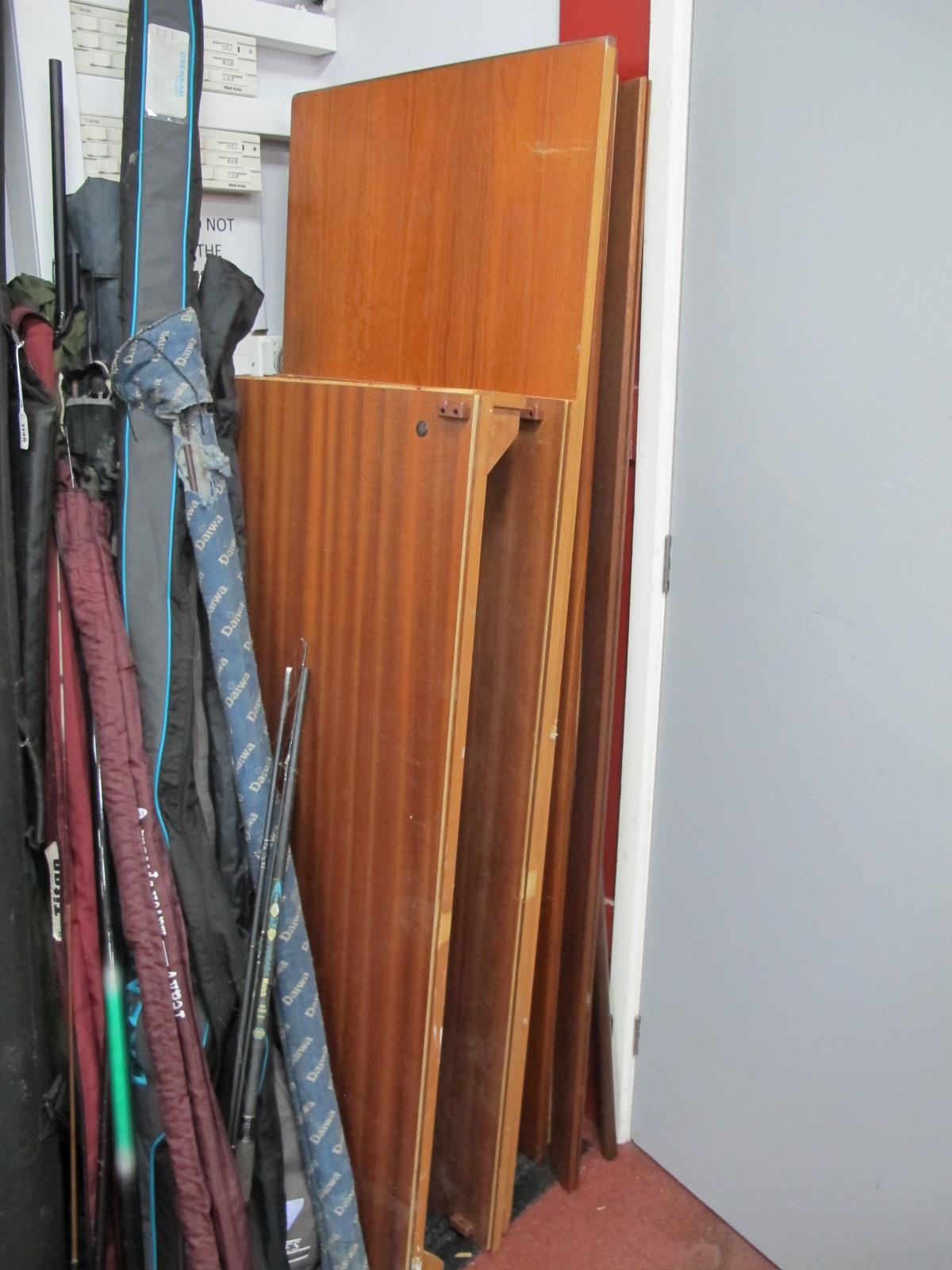 A Teak Double Wardrobe, in the G Plan manner, 127cm wide.