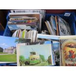 A Collection of XX Century Postcards, Greece, Italy, France and other countries:- One Box.