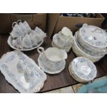 Royal Albert 'Silver Maple' Table China, of approximately forty pieces.