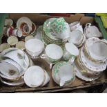 Royal Osborne, Vale and other tea ware:- One Box.