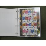 A Collection of Smiler Sheets, includes 2001 Occasions Ingots, 2000 Stamp Show, 2001 Smilers, 2001