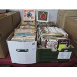 A Large Collection of 7" Singles From The 60's and 70's, a selection of artists include, Elvis