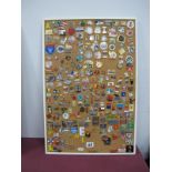 Badges - many enamelled examples, mainly location themes, over 150.