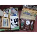 CD's, Jewellery Box, prints, State of the Sea carp, playing cards, etc:- One Box plus Case of