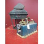 George Rodway Ltd, London Etching Machine, P.M.C (London) Ltd, Pat No 487611 to chrome cog, 33cm