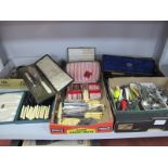 A Large Mixed Lot of Assorted Plated Cutlery, cased and loose, including fish knives and forks,