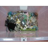 A Mixed Lot of Assorted Modern Costume Jewellery :- One Box