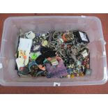 A Mixed Lot of Assorted Modern Costume Jewellery :- One Box