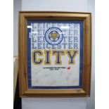 Leicester City 1996 Play Off Final T-Shirt, bearing signatures including -Robins, Grayson, Walsh,