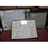 John Speed XX Century Reprint Map 'The Counties of Nottingham', two others. (3)