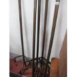 Two Metal Heavy Duty Collapsible Clothes Rails.