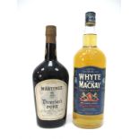 Whisky - Whyte And Mackay Scotch Whisky, 1 litre, 43% Vol., Martinez Director's Port. (2)