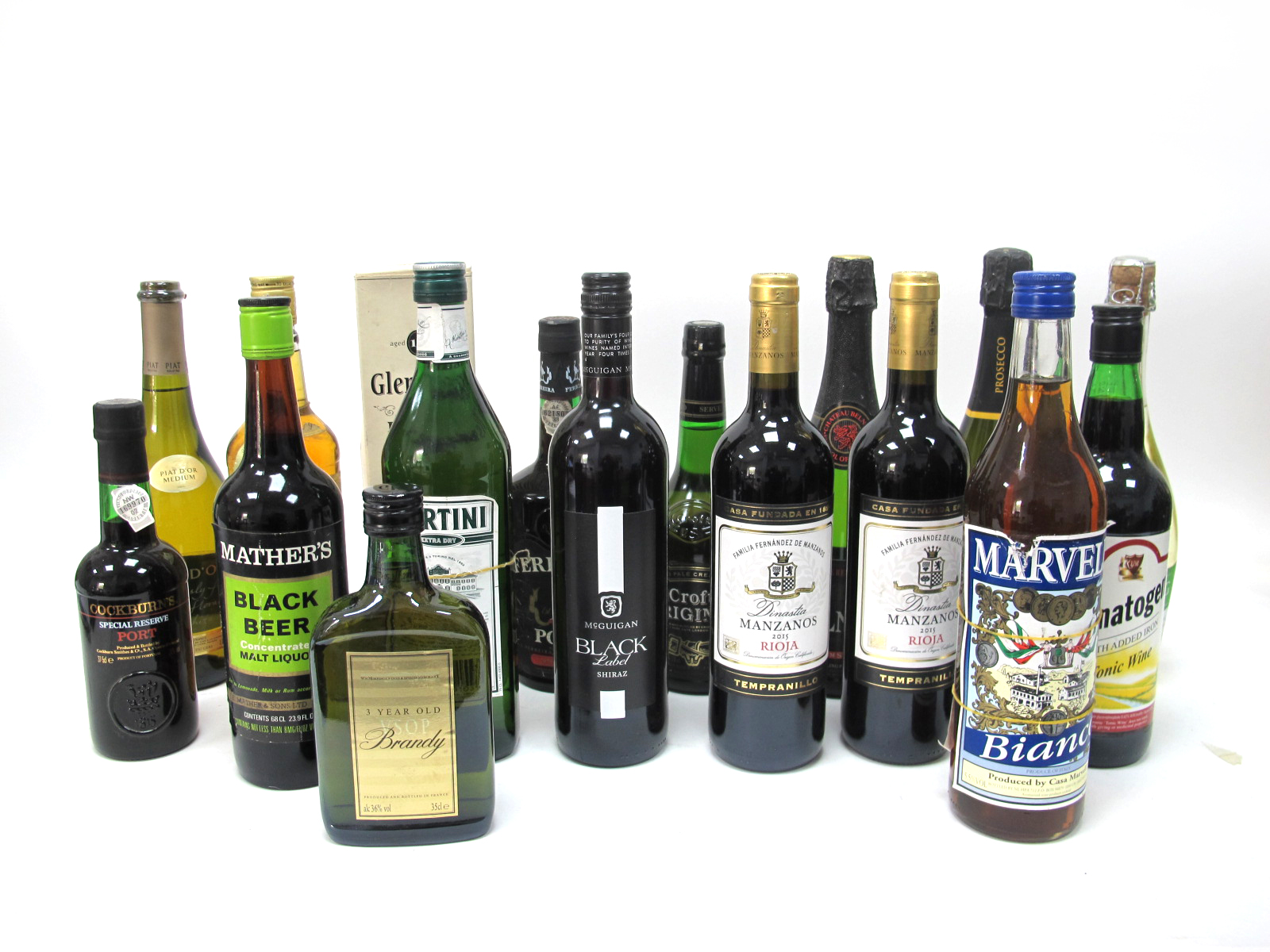 A Mixed Selection of Wines, plus Scotch Whisky, Port, Sherry, Wines including Sparkling & Riojas,