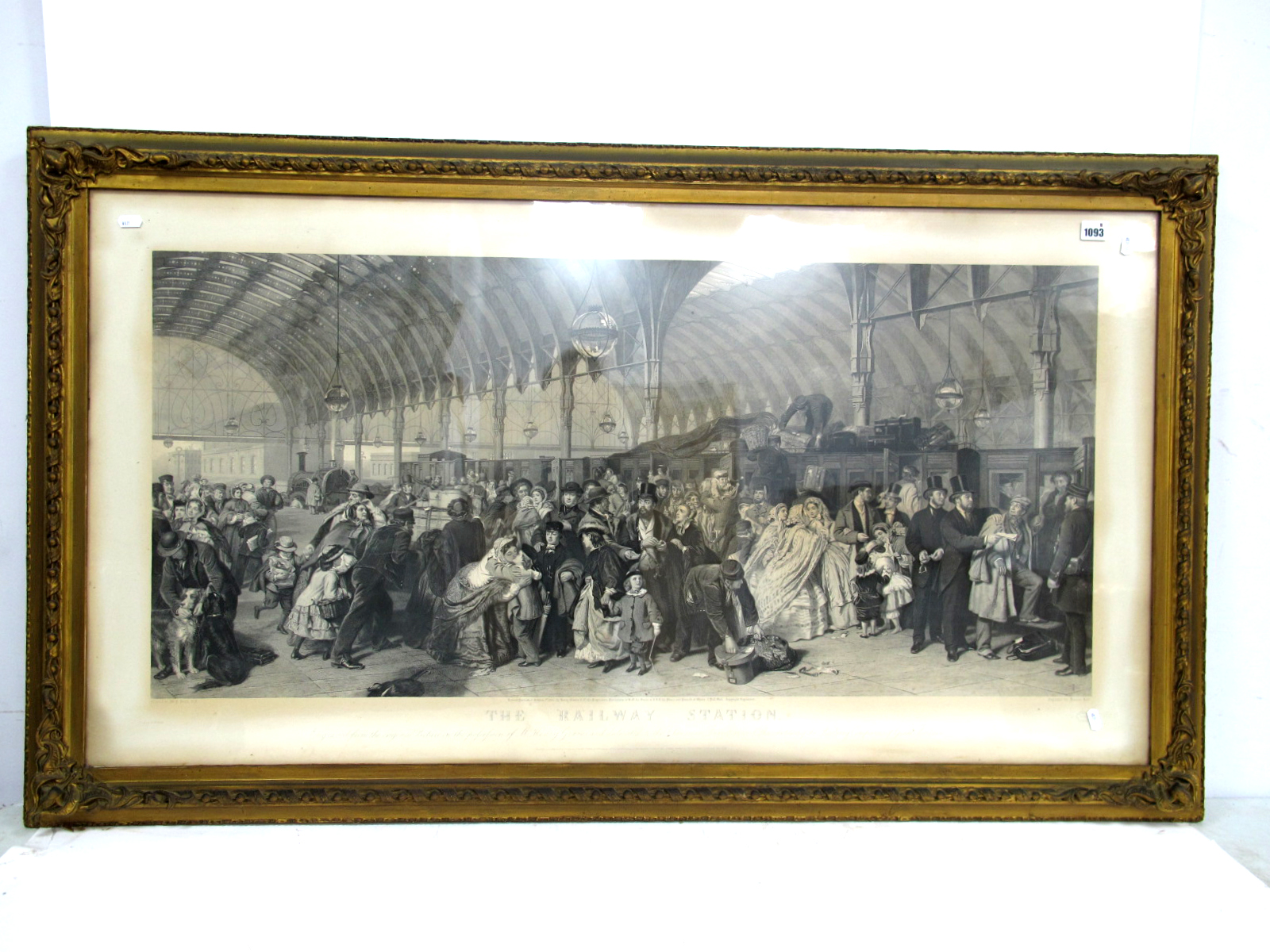 AFTER WILLIAM FRITH (1819-1909) The Railway Station, engraving, pub 1st October 1866 by Henry