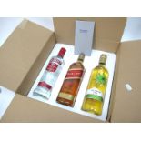 Spirits - Smirnoff Vodka, Johnnie Walker Red Label, Blossom Hill Sauvignon Blanc. Diagio Christmas