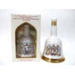 Whisky - Two Bell's Royal Commemorative Bell Scotch Whisky Decanters, one boxed.