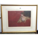 •AFTER SIR WILLIAM RUSSELL FLINT (1880-1969) *ARR Red Background, limited edition of 750 print,