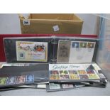 Over £200 in Face Value of Modern Mint G.B Stamps in Presentation Packs and Booklets, (including £10