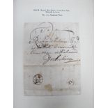 G.B An Album Containing a Range of Postal History, from stamp less entires to KGVI First Air Mail