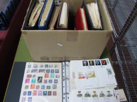 A Collection of G.B, Commonwealth and World Stamps Mint and Used in Seven Albums, noter QV and
