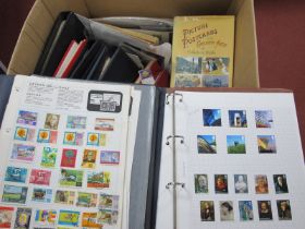 A Large Box of G.B Commonwealth and World Stamps, in packets and loose from 1930's to modern,