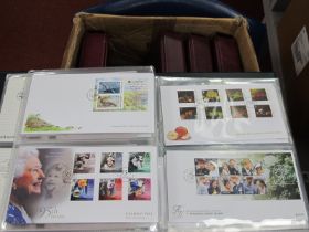 A G.B Collection of FDC's, between 2009 and 2018, in five albums, two hundred and ninety six