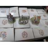 Lilliput Lane - fifteen boxed models, including 'Pear Tree Cottage', 'Rowan Lodge', 'Runswick