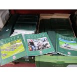 Bentley Drivers Club Reviews, bound albums and reprints from the 1940's - 50's:- Two Boxes.