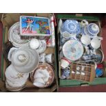 Thermos Tin, fruit sets, Broadhurst 'Windsor Castle' tea set, of twenty pieces, other ceramics:- Two