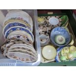 Doulton 'Indian Summer' Devon Fish, Doulton, Shelley Spring Bouquet and other plates, Carlton