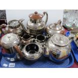 Albany & Harvey plus other silver lustre tea ware:- One Tray.