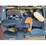 Copitar, Triple Tested Binoculars 10 x 50, Swift Grand Prix MKI / x 40 binoculars, and one other