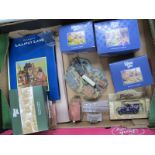 Lilliput Lane - four boxed models, 'Little Bee', 'Fresh Today', 'Wash Day' and 'Hampton Moat', two