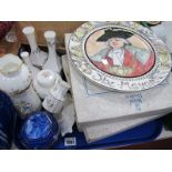 Derby Posies, Doulton, Aynsley, Wedgwood, other ceramics:- One Tray.