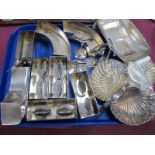 Plated Menu Holders, plated dishes, etc:- One Tray.