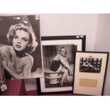 Tallulah Bankhead Autograph (Unverified). Judy Garland photograph, one other 1920's actress, 1986