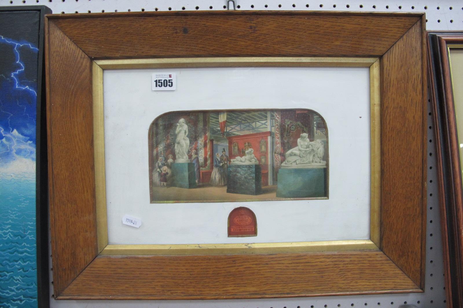 AFTER GEORGE BAXTER (1804-1867), The Gems of The Great Exhibition, No. 2, 11.5 x 23cm.