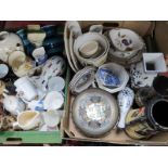 Royal Worcester 'Evesham' Table Ware, Carnival dish, Losol, Burleigh, Spode and other ceramics:- Two