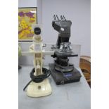 R & B Miyuki Koden K.K. Japan Microscope, No 3225. together with Collegiate 400 microscope (2) (sold