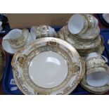 Noritake Cream and Gilt Table Ware, of twenty-two pieces.